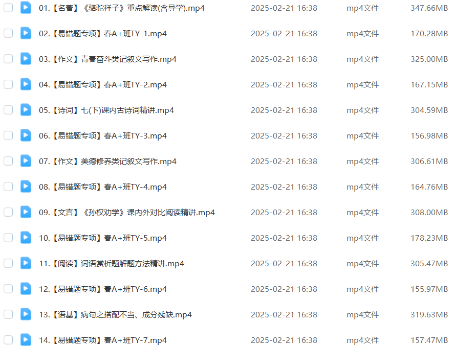 作业帮2025董俣初一语文下学期春上+春下A+寒春班百度网盘下载
