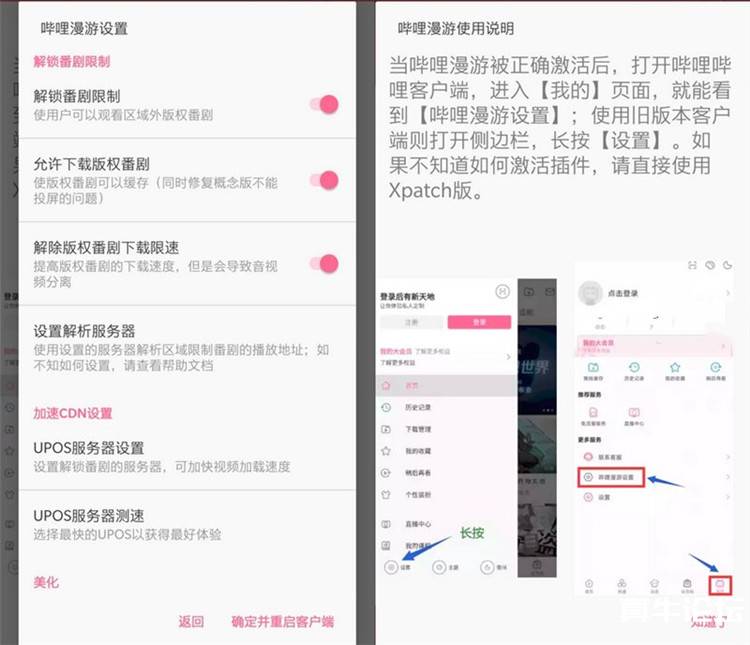 B站哔哩哔哩v6.87去广告内置哔哩漫游模块版/解锁实用功能